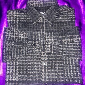Moschino Jeans 90s Vintage Designer Shirt Sz 2X